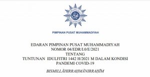 Tuntunan Idul Fitri 1442 PP Muhammadiyah